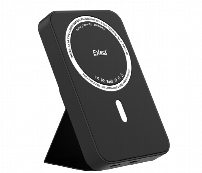Exact Magsafe Power Bank Black 5000Mah - Zoom Image