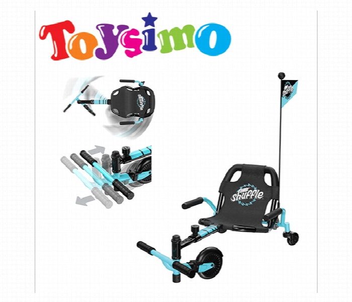 Razor Crazy Cart Shuffle Blk Teal 4 Plus - Zoom Image
