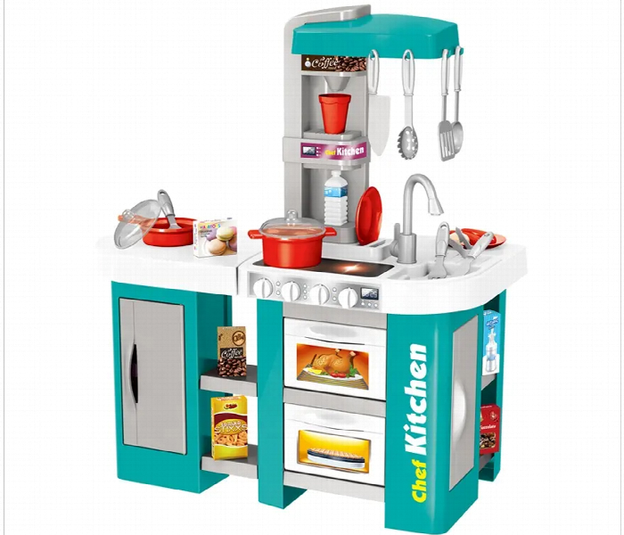 47 Piece Kitchen Playset With Lights And Music For Pretend Play - Zoom Image