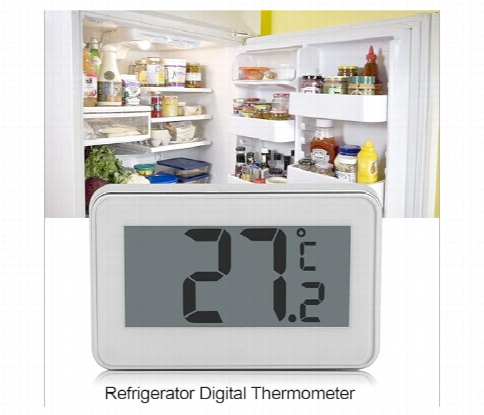 Digital Fridge Thermometer Instant Read Lcd Display - Zoom Image 2