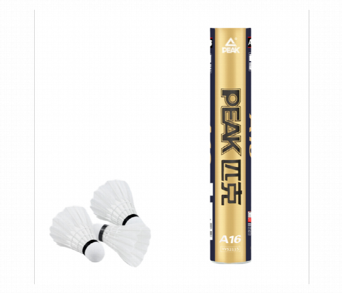 Peak A16 Badminton Shuttlecocks  Box Of 12 - Zoom Image