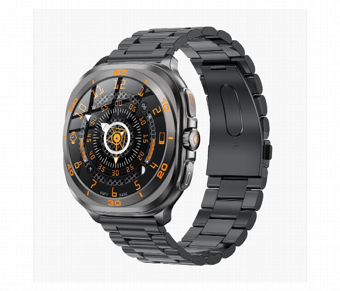 Swiss Military Dom 7 Smart Watch . Gunmetal Frame With Black Metal Strap - Zoom Image 2