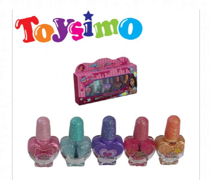 5 In 1 Nail Paint Set Toy For Children - Zoom Image
