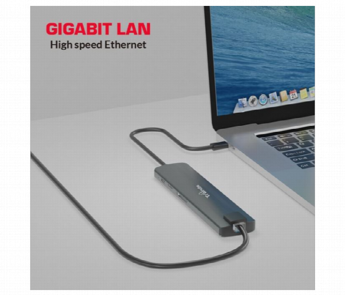 Trands Cr 6533 Multi Functional Type C Usb Hub Adapter - Zoom Image 5