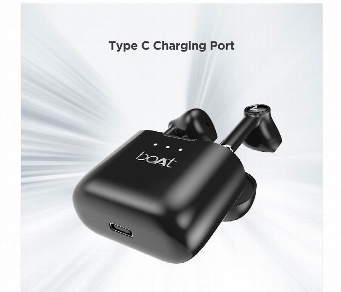 Boat Airdopes 131 Wireless Earbuds . Black - Zoom Image 3