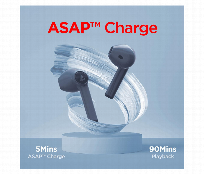 Boat Airdopes 131 Wireless Earbuds . Blue - Zoom Image 4