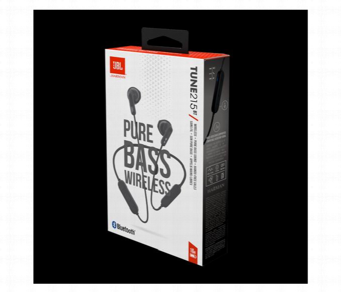 Jbl Tune 215Bt Wireless Earphone . Black - Zoom Image 2