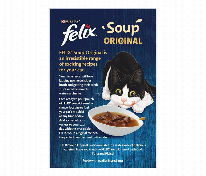 Nestle Felix Soup Fish Selection 48G - Zoom Image 2