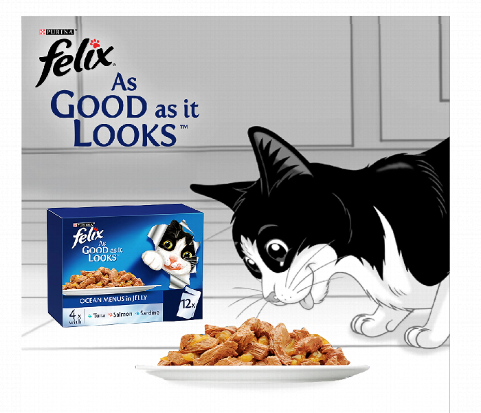 Nestle Felix As Good As It Looks With Beef In Jelly 85G - Zoom Image 2