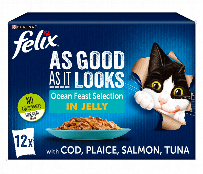 Nestle Felix As Good As It Looks Ocean Feasts In Jelly 85G - Zoom Image 1
