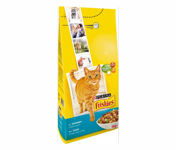 Nestle Friskies Adult Cat Salmon Veg 2Kg - Zoom Image 2
