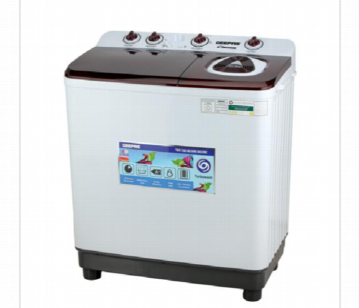 Geepas 12.0 Kg Twin Tub Semi Automatic Washing Machine Gswm18043 - Zoom Image 3