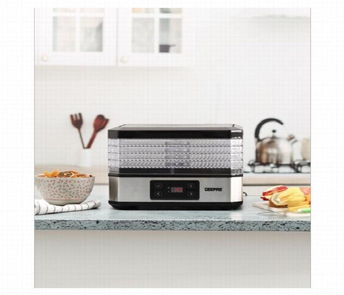 Geepas Gfd63013 Digital Food Dehydrator   5 Dry Layers Removable And Stackable - Zoom Image 3