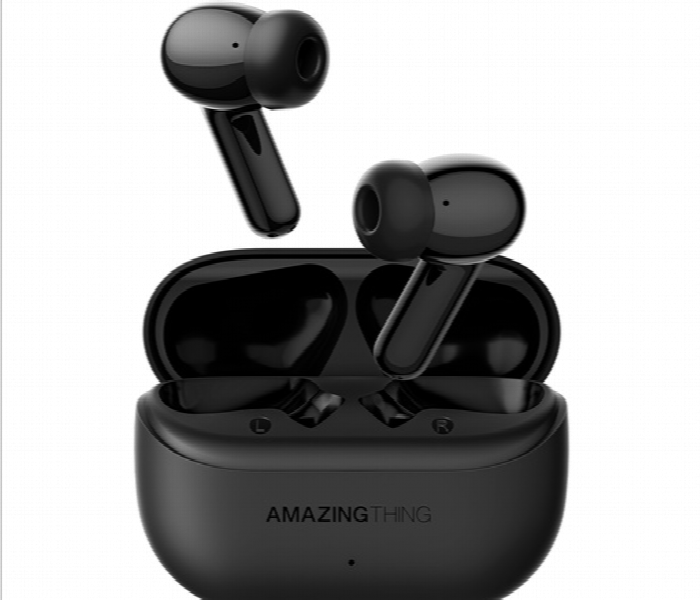 Amazing Thing Luxe True Wireless Earbuds Matte Black - Zoom Image
