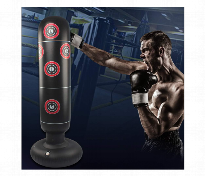 Adult Inflatable Punch Boxing Bag 160Cm Adult Foot Punch Bag Adult Punching Ball Heavy Foot Fitness Equipment - Zoom Image 2