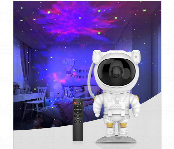 Astronaut Galaxy Star Projector Led Night Lamp - Zoom Image 1