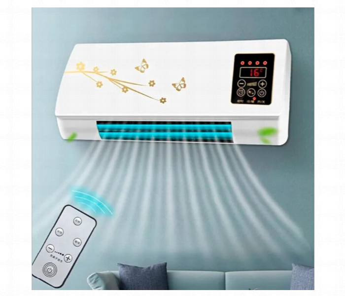 Portable 2 In 1 Wall Mounted Silent Smart Air Conditioner Heating And Cooling With Remote Control - Zoom Image 1