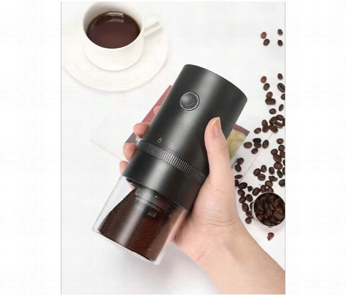 Portable Electric Coffee Grinder Rechargeable Black Usb C - Zoom Image 2