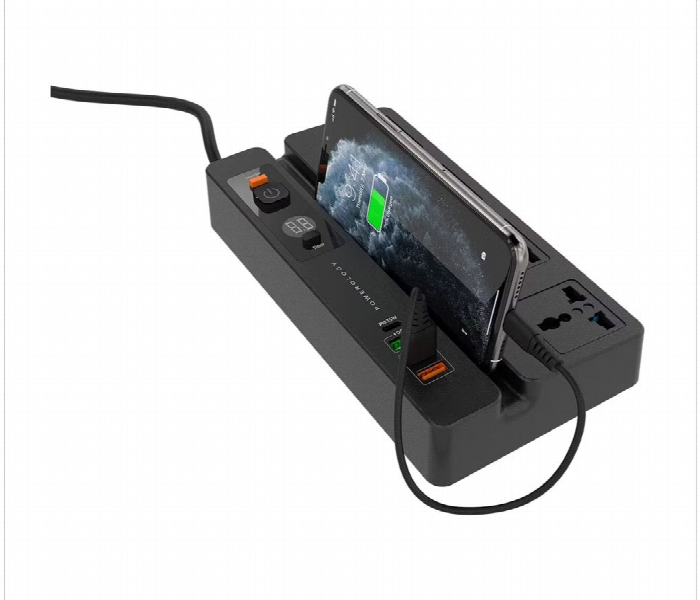 Powerology Multiport Socket With Phone Stand - Zoom Image 1