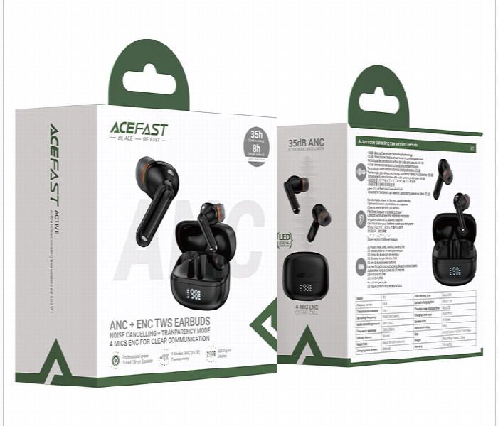 Acefast W1 Anc Wireless Earbuds - Zoom Image 3