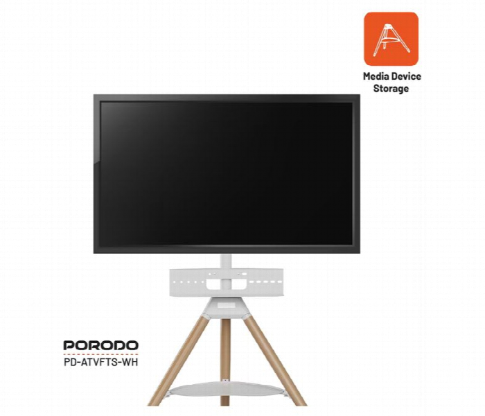 Porodo Wooden Tripod Tv Stand With 35Kgs - Zoom Image 3