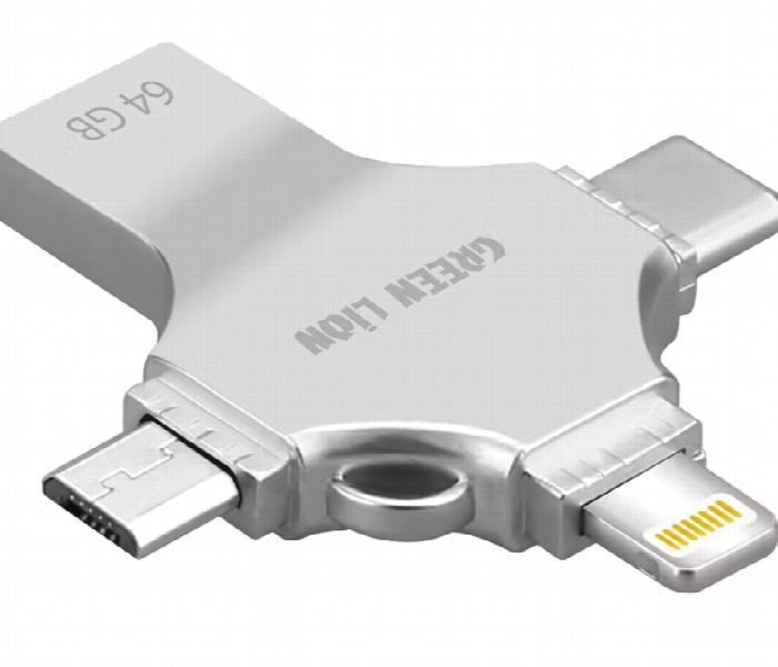 Green Lion 4 In 1 Usb Flash Drive 64Gb - Zoom Image 1
