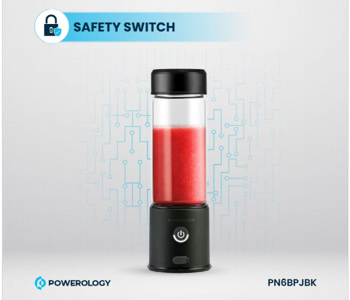Powerology 6 Blade Portable Juicer 450Ml - Zoom Image 3
