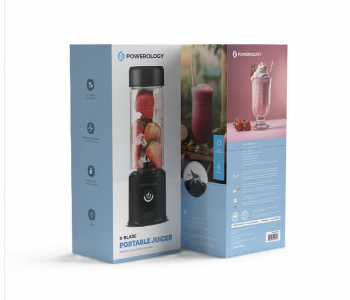 Powerology 6 Blade Portable Juicer 450Ml - Zoom Image 5