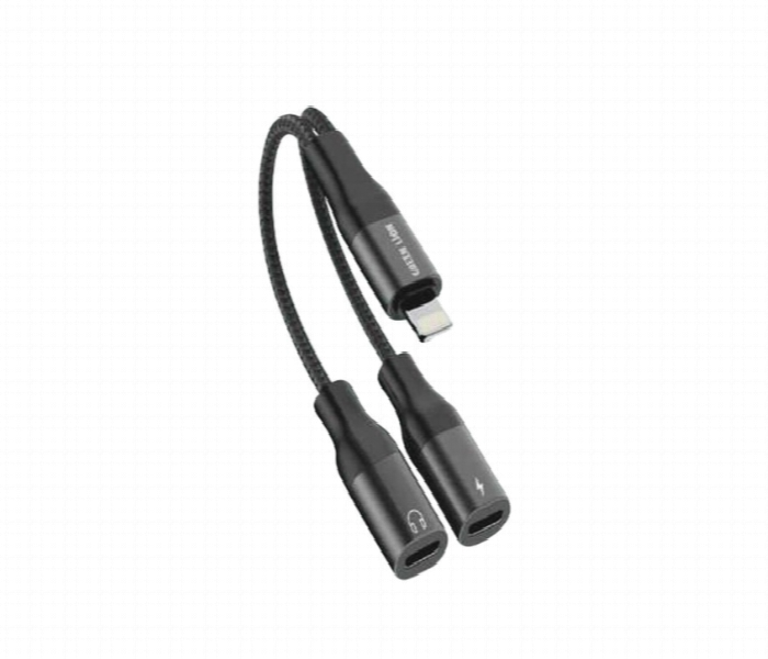 Green Lion 2 In 1 Audio And Charge Lightning Adapter - Zoom Image 1