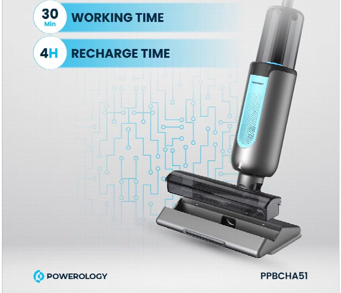 Powerology Dual Design Cordless Vacuum And Mop - Zoom Image 4