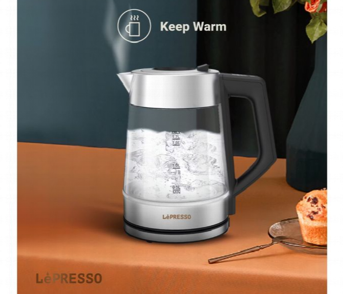 Lepresso 1.7L Glass Kettle 2200W - Zoom Image 4