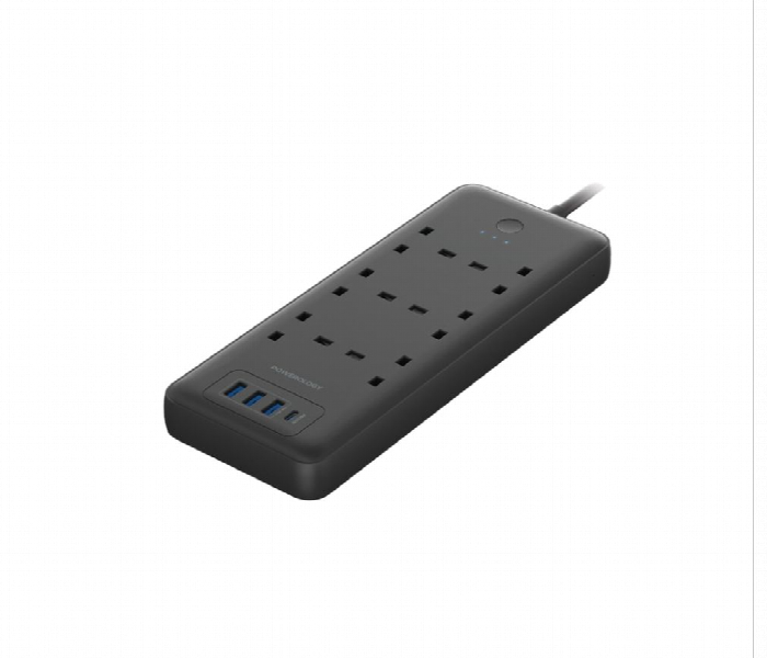 Powerology 6 Ac Multi Port Power Strip 48W - Zoom Image 2