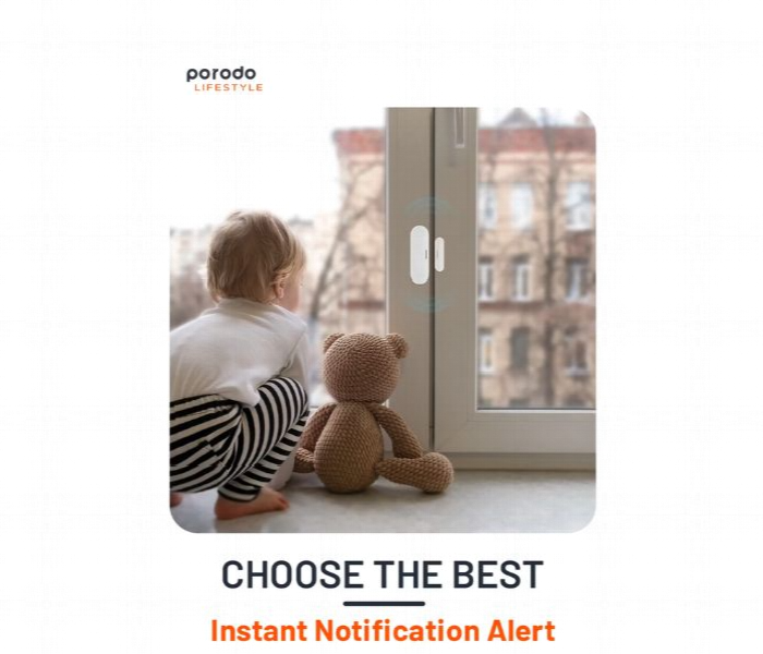 Porodo Lifestyle Smart Sensor Door And Window - Zoom Image 3