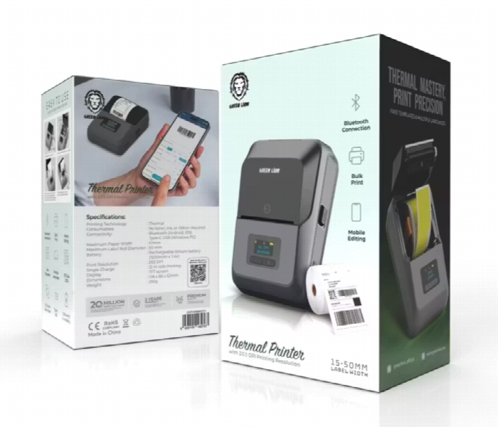 Green Lion Thermal Printer  Portable Label Printer - Zoom Image 3