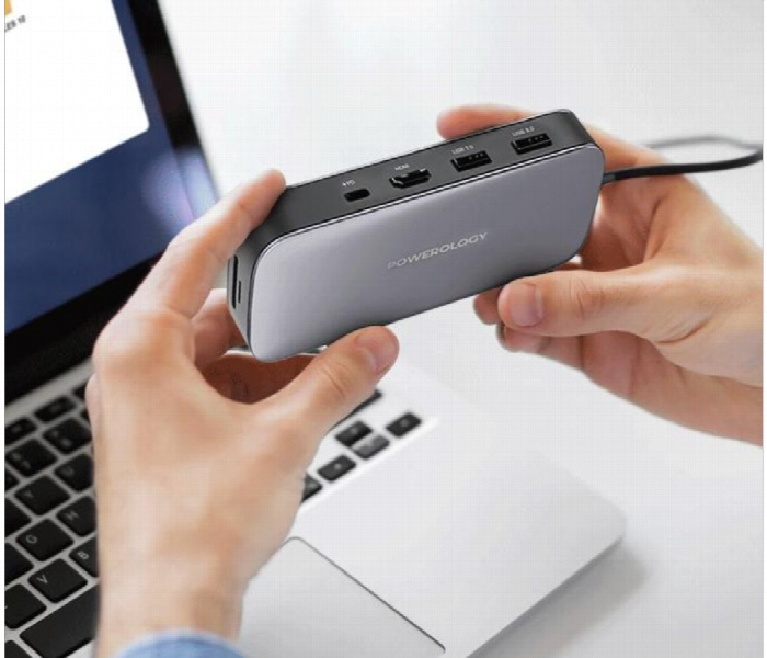 Powerology 512Gb Usb C Hub And Ssd Drive All In One Storage - Zoom Image 4