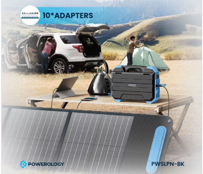 Powerology 60W Folding Design Portable Solar Panel - Zoom Image 4