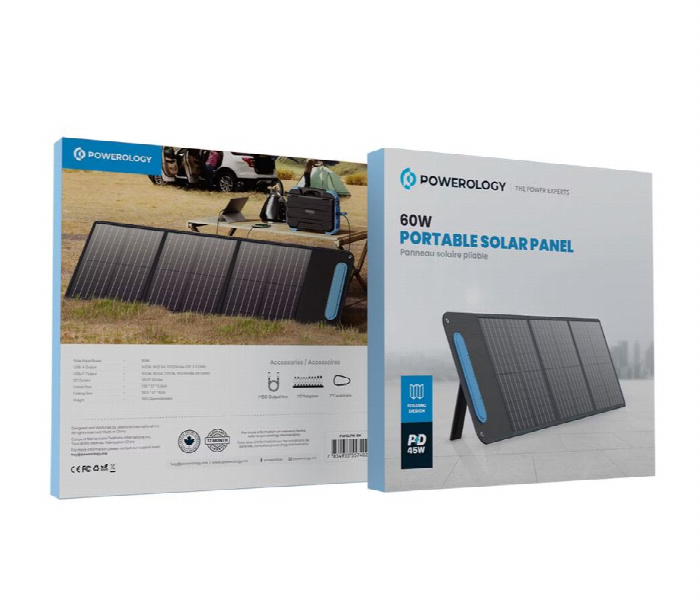 Powerology 60W Folding Design Portable Solar Panel - Zoom Image 5
