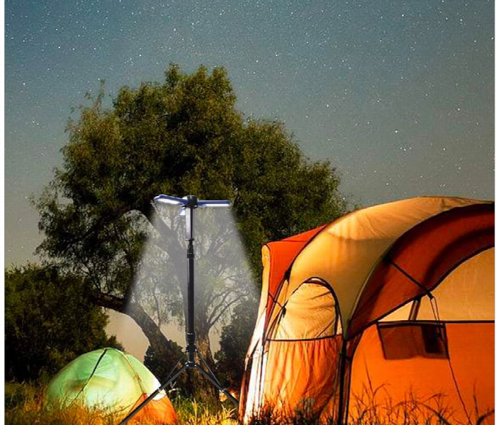 Powerology Camping Foldable Tripod Stand With Solar Led Light - Zoom Image 5
