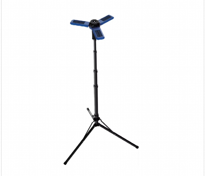 Powerology Camping Foldable Tripod Stand With Solar Led Light - Zoom Image 1