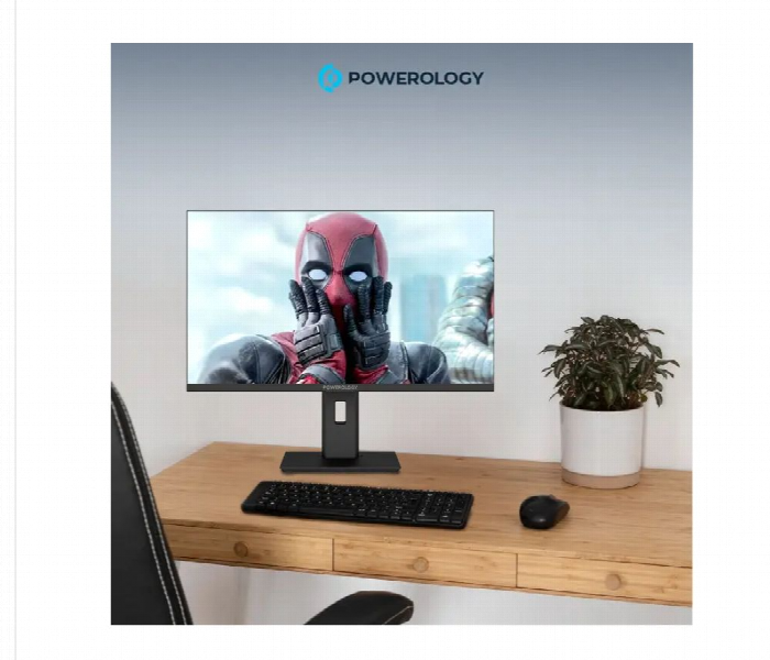 Powerology 27 Inch 4K Office Monitor With Rgb Light - Zoom Image 5