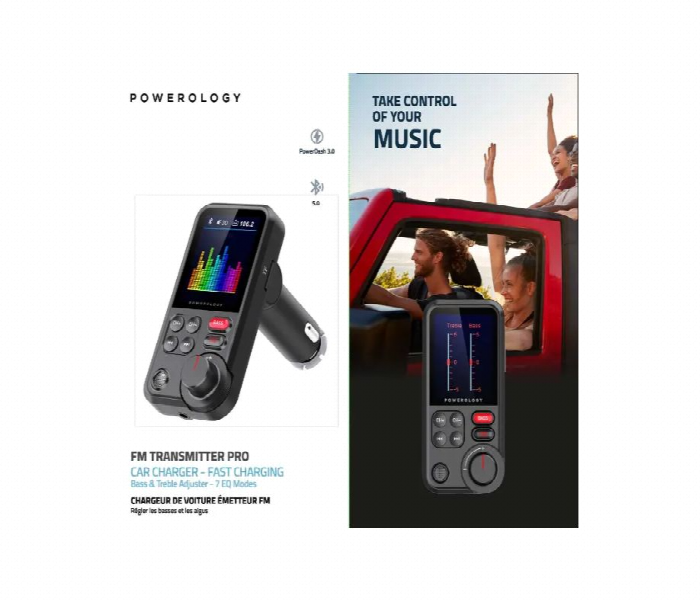 Powerology Fm Transmitter Pro Car Charger - Zoom Image 4