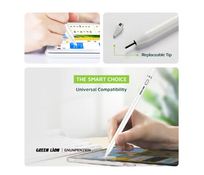 Green Lion Universal Pencil 2 Fine Tip Stylus 1.5Mm - Zoom Image 2