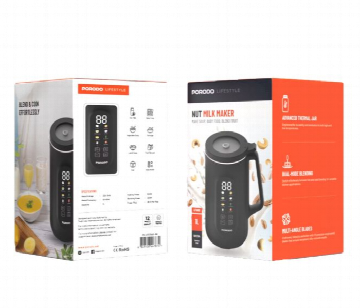 Porodo Lifestyle 800W Nut Milk Maker - Zoom Image 2