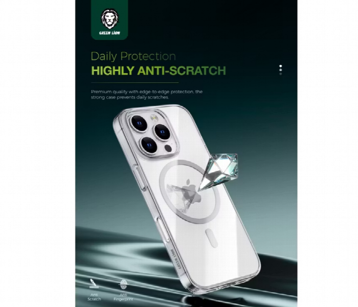 Green Lion Magsafe Delgado Case For Iphone 16 Pro Max - Zoom Image 2