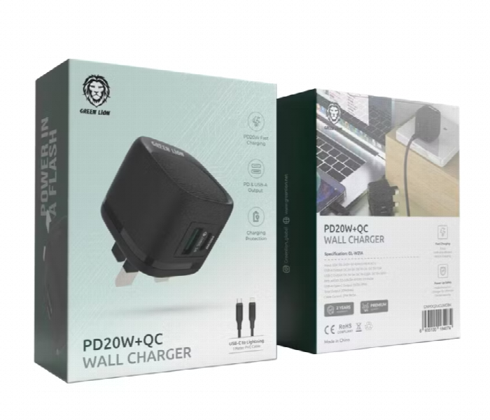 Green Lion Pd 20W Charger With Type C To Lightning Cable - Zoom Image 2
