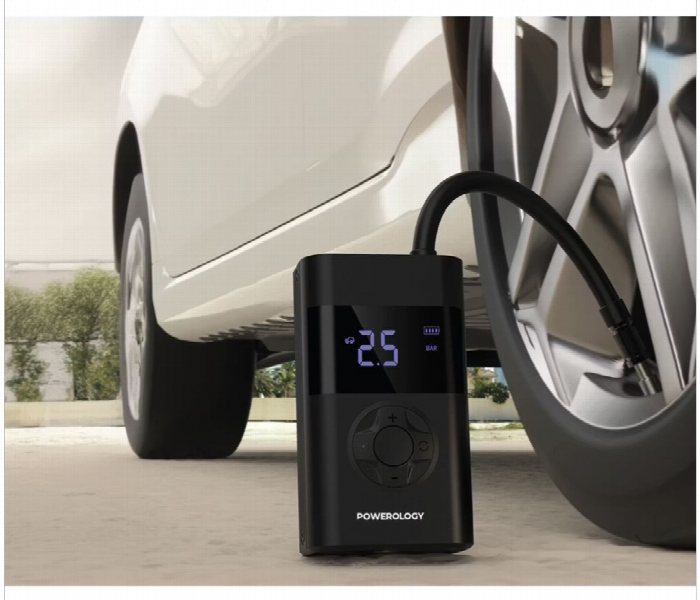 Powerology Ultra Portable Air Compressor Power Bank - Zoom Image 4