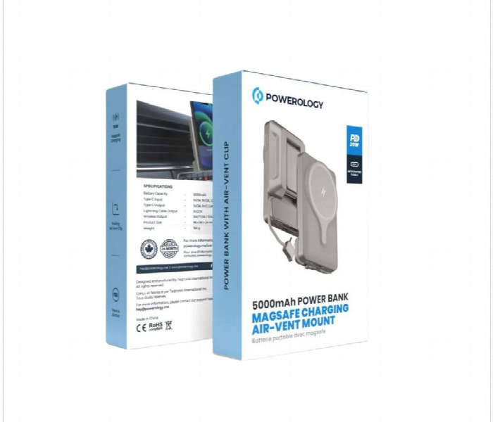 Powerology Car Mount 5000Mah Power Bank - Zoom Image 6