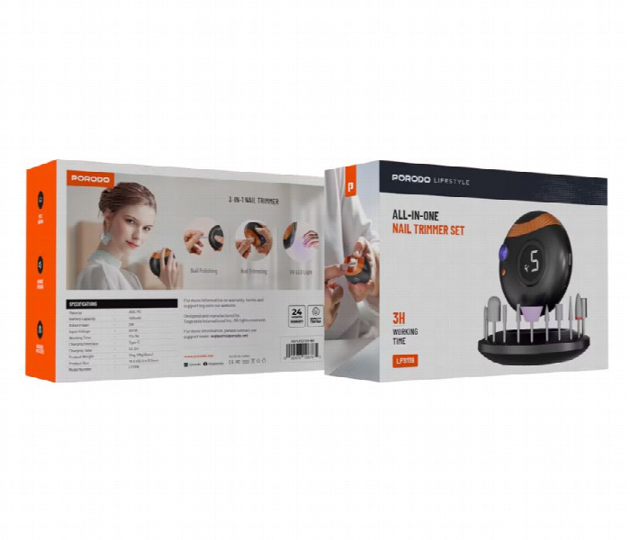 Porodo Lifestyle All In One Nail Trimmer Set - Zoom Image 2