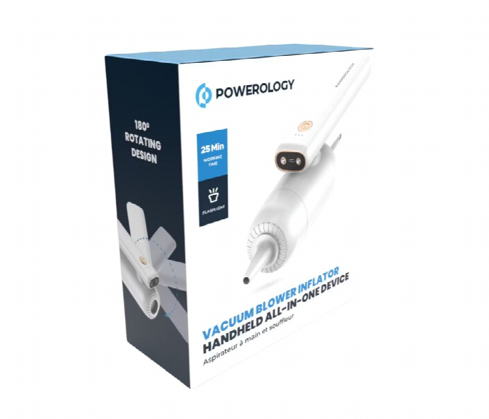 Powerology 4 In 1 180 Degree Foldable Car Vacuum Cleaner - Zoom Image 6