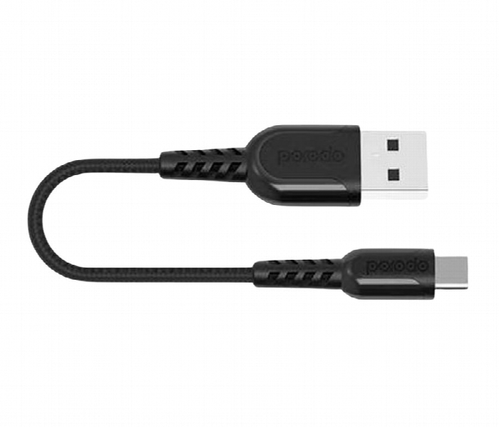 Porodo Metal Braided Type C Cable 0.25M - Zoom Image 2